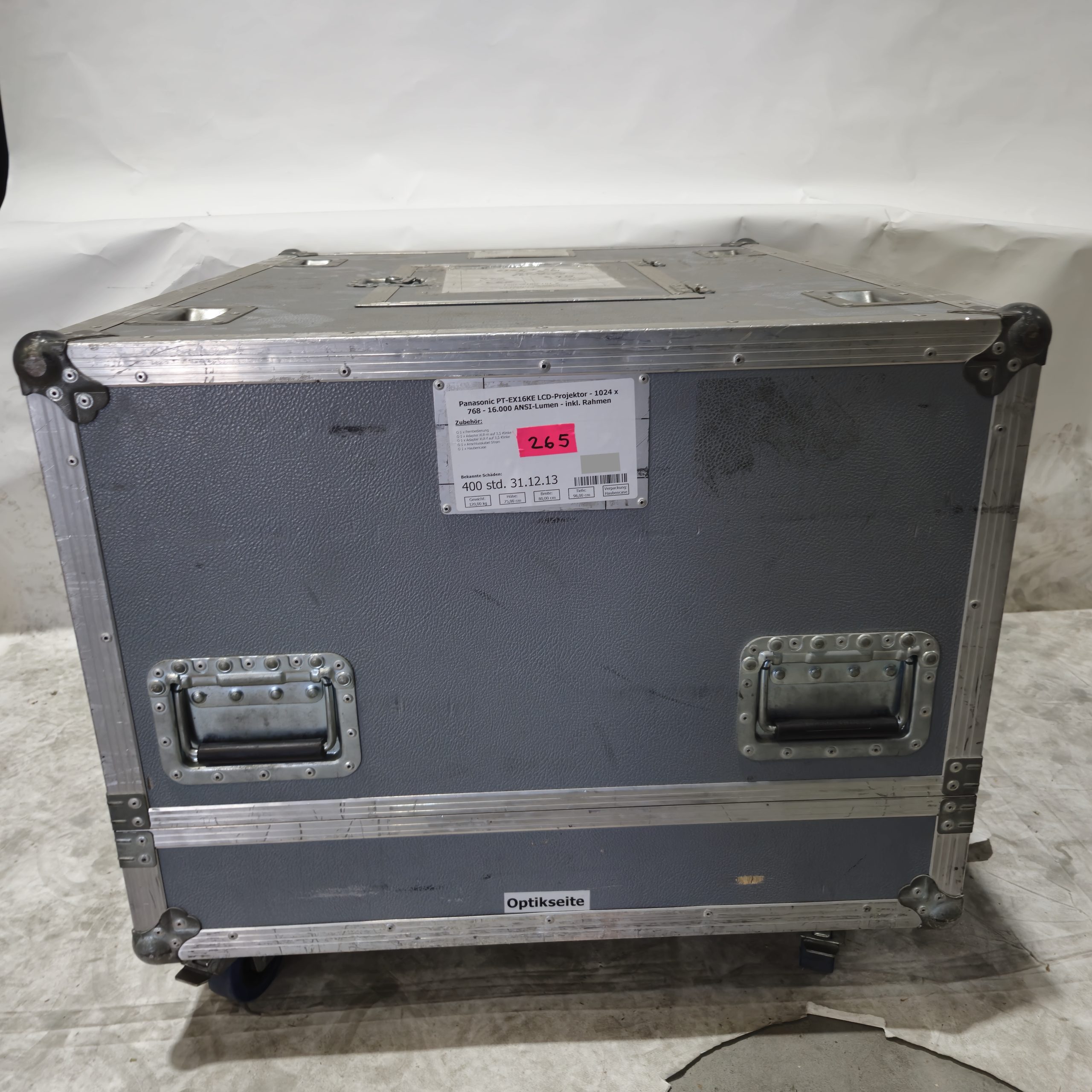 1 x Panasonic PT-EX16KE LCD-Projektor - 1024 x 768 - 16.000 ANSI-Lumen - inkl. Rahmen - OHNE Optik – Bild 2