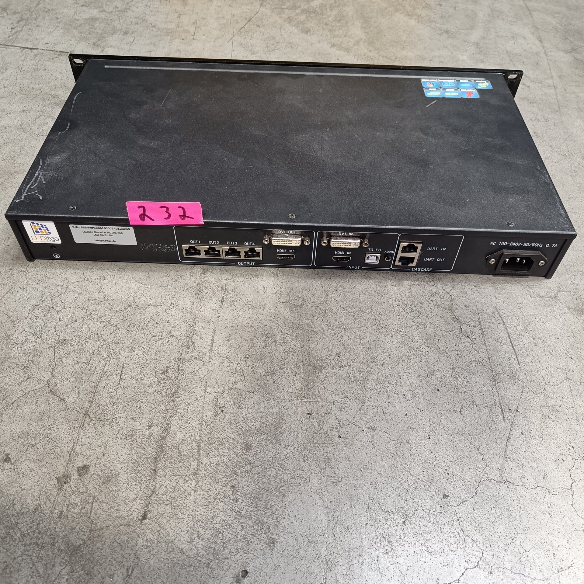 LEDitgo - sB6io V4 - 2017 - 5,76m² LEDitgo sB6io V4 inkl. Rahmengerüst, LED-Controller & Verkabelung – Bild 8